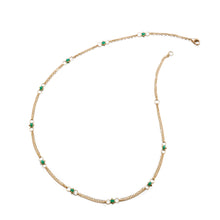 Amáli Emerald Whisper Chain Necklace