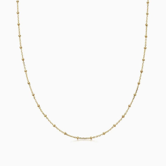 Loquet London 18KYG Gold Spherical Chain 20"L