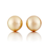 15mm Golden South Sea Pearl Earrings