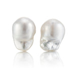 Gump's Signature White Baroque South Sea Pearl Earrings
