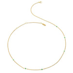 Gump's Signature Emerald Station Necklace