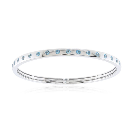 Bella Bangle in Swiss Blue Topaz