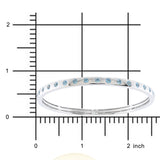 Bella Bangle in Swiss Blue Topaz