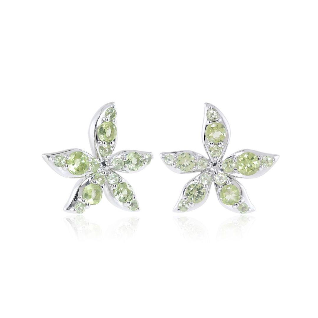 Ava Earrings in Peridot