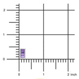 Channel-Set Earrings in Amethyst