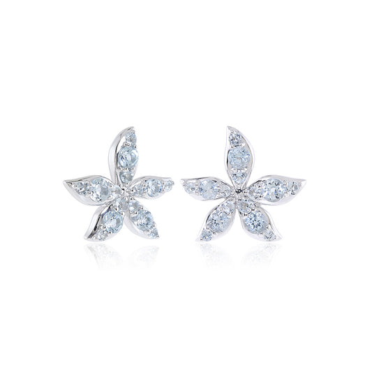 Gump's Signature Ava Earrings in Aquamarines