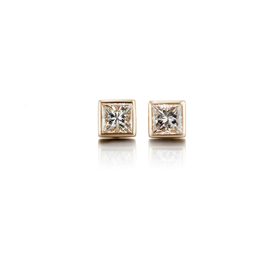 Gump's Signature Mini Princess Earrings in Diamonds