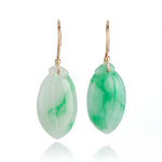 Gump's Signature Jade Leaf Drop Earrings