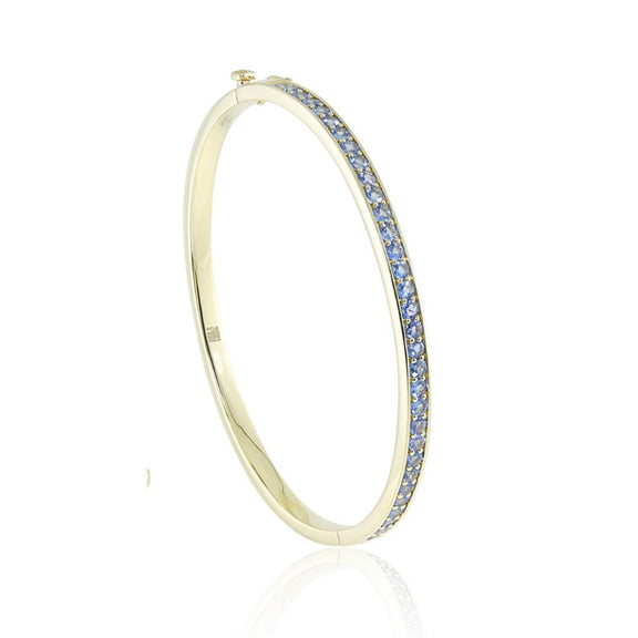 Gump's Signature Tanzanite Hinged Bangle