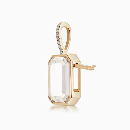 Baguette Diamond Locket