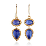Amáli Tanzanite Oval & Pear Drop Earrings
