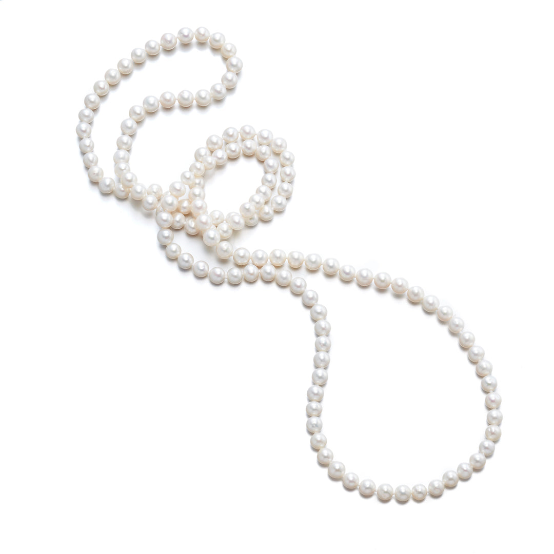 6mm Pearl Rope Necklace