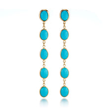 Gump's Signature Dangle Earrings in Turquoise