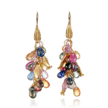 Barbara Heinrich Multi-Color Sapphire Briolette Earrings