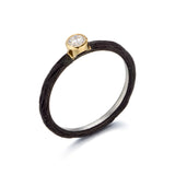 Diamond Pebble Stacking Ring