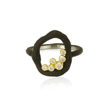 Sarah Graham Pebble Diamond Small Circle Ring