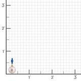 Orion Earrings in White Akoya Pearls & Sapphires