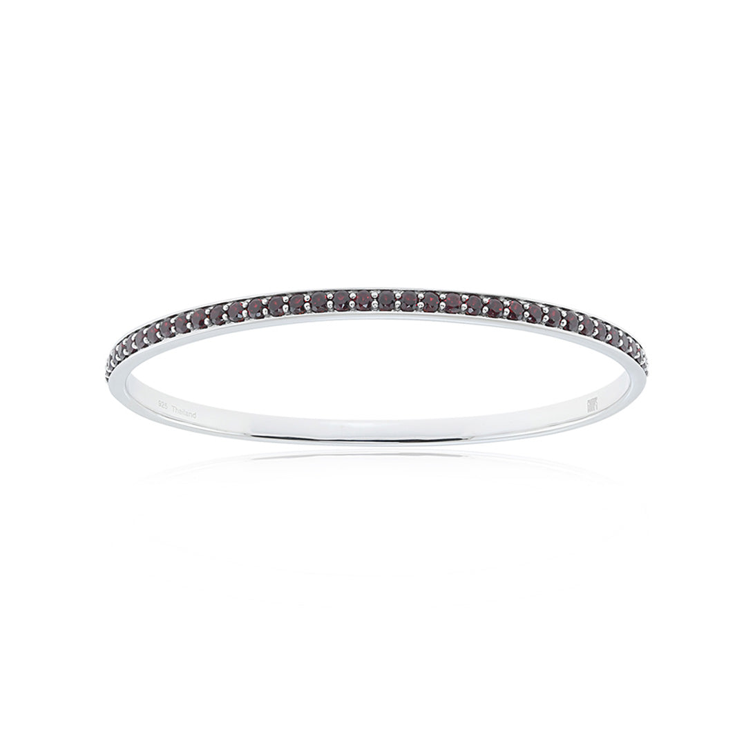 Gump's Signature Jenna Bangle in Garnets