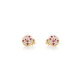 Adel Chefridi Ruby & Diamond Tidal Pool Earrings