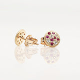 Ruby & Diamond Tidal Pool Earrings