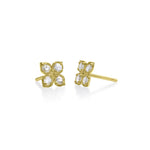 Adel Chefridi Diamond Flower Charm Earrings