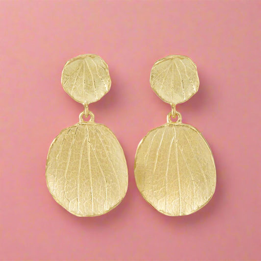 Hydrangea Petal Drop Earrings