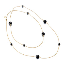 Gump's Signature Station Necklace in Black Jadeite