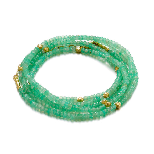 Barbara Heinrich Chrysoprase Five-Wrap Bracelet