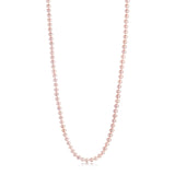 5mm Pink Pearl Rope Necklace