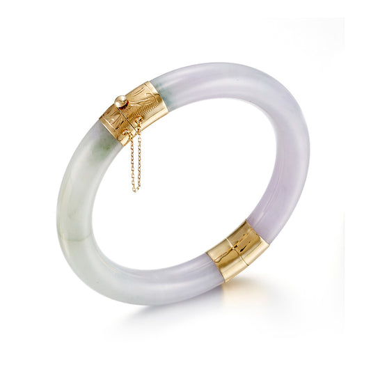 Gump's Signature 61mm Lavender-Green Jadeite Bangle