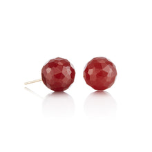 Gump's Signature 10mm Faceted Carnelian Bead Earrings