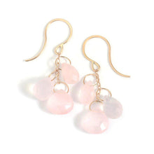 Melissa Joy Manning Rose Quartz Drop Earrings