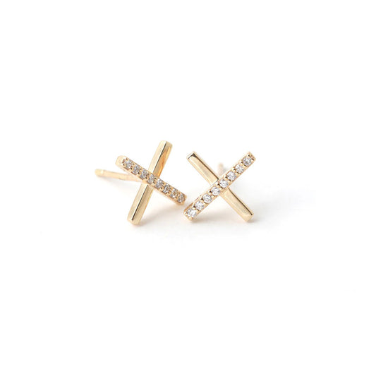 Melissa Joy Manning 'X Marks the Spot' Diamond Earrings