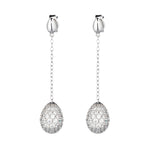 Zircon Egg Drop Earrings