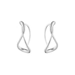 Georg Jensen Mercy Earhoops in Silver