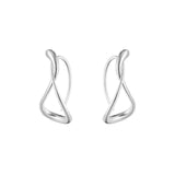Georg Jensen Mercy Earhoops in Silver