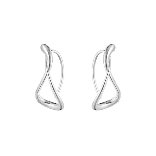 Georg Jensen Mercy Earhoops in Silver