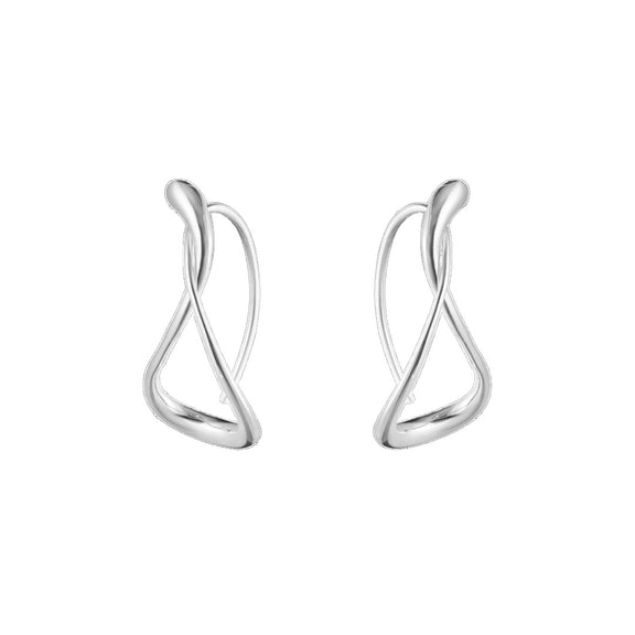 Georg Jensen Mercy Earhoops in Silver