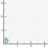 Joan Stud Earrings in Swiss Blue Topaz