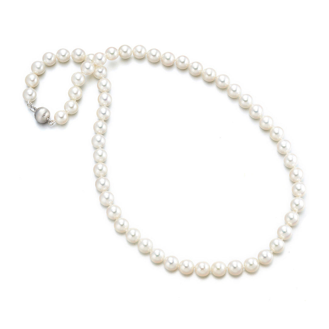 Gump's Signature 7mm White Akoya Pearl Necklace