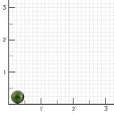 12mm Green Nephrite Jade Bead Earrings