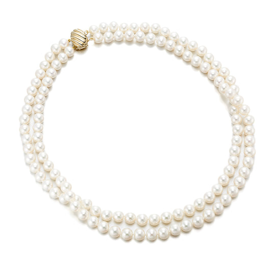 Gump's Signature Double-Strand Pearl Necklace