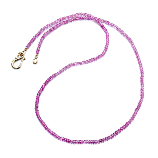 Gump's Signature Faceted Pink Sapphire Necklace