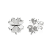 Gump's Signature Silver Four-Leaf Clover Earrings