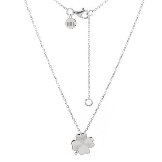 Gump's Signature Silver Four-Leaf Clover Pendant Necklace