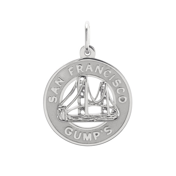 Gump's Signature Silver Gump's San Francisco Charm