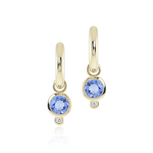 Gump's Signature Amora Drop Earrings in Tanzanite & Diamonds