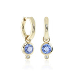Gump's Signature Amora Drop Earrings in Tanzanite & Diamonds