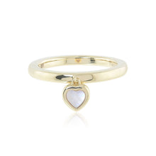 Gump's Signature Pink Mother-of-Pearl Heart Ring