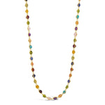 Amáli Multi-Colored Gemstone Woven Necklace